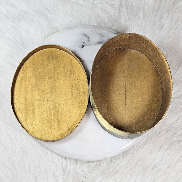 Vintage Primitive Tole Hand Painted Wooden Trinket Box 8x3.5x6.5 in - Picture 8 of 11